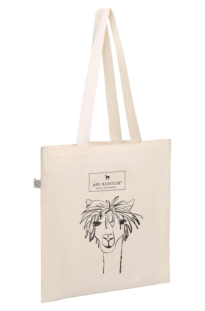 APU KUNTUR sac en coton bio - nature- : one-size 	 