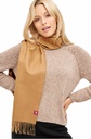Écharpe d'alpaga UNI en 100% bébé alpaga (30*180 cm) - Camel