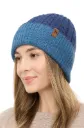 Bonnet réversible en alpaga SUAVE 100% bébé alpaga - midnight blue - APUKUNTUR