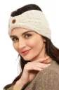 Bandeau en alpaga BIESEN BEIGE 100% bébé alpaga - Taille unique - APUKUNTUR