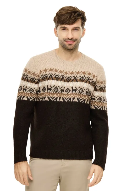 Pull en alpaga GIORGIO 100% bébé alpaga - APUKUNTUR