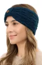 Bandeau en alpaga BIESEN PETROL 100% bébé alpaga - Taille unique - APUKUNTUR