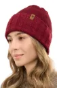 Bonnet réversible en alpaga SUAVE 100% bébé alpaga ROUGE- APUKUNTUR