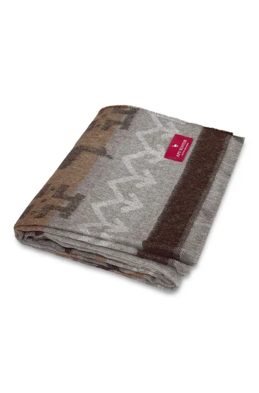 Plaid en alpaca CAMINO in 100% baby alpaca - APUKUNTUR