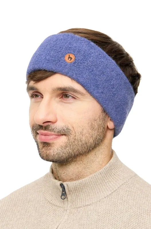 Bandeau en alpaga STRETCH en 96% bébé alpaga - Cornflower - APU KUNTUR