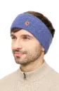 Bandeau en alpaga STRETCH en 96% bébé alpaga - Cornflower - APU KUNTUR