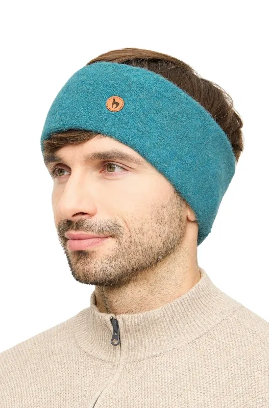 Bandeau en alpaga STRETCH en 96% bébé alpaga - TURQUOISE - APU KUNTUR