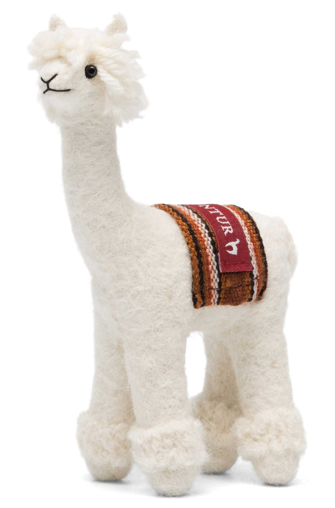 [04090BL] Alpacaknuffel RASSI - Blanc - APU KUNTUR
