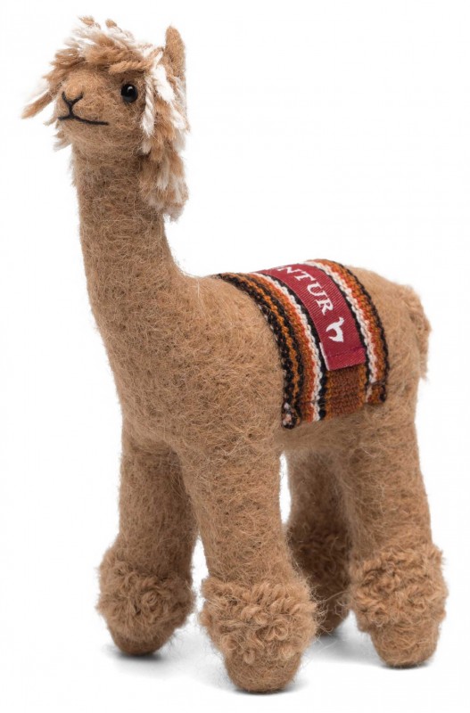 [04090BR] Alpacaknuffel RASSI - Brun - APU KUNTUR