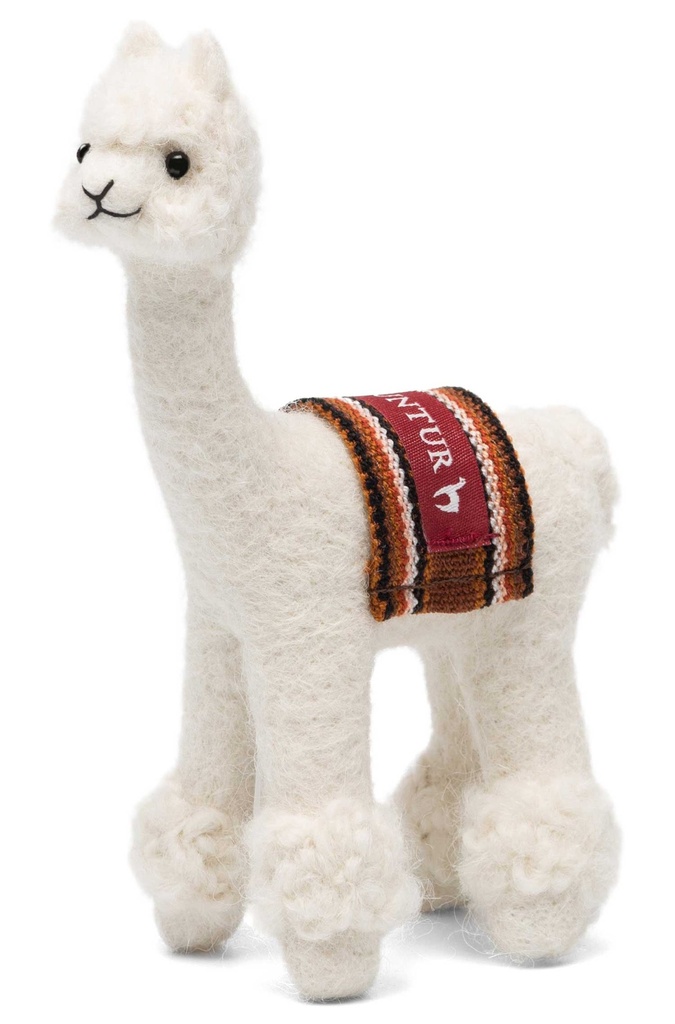 [04091BL] Alpacaknuffel PUKI - Blanc - APU KUNTUR