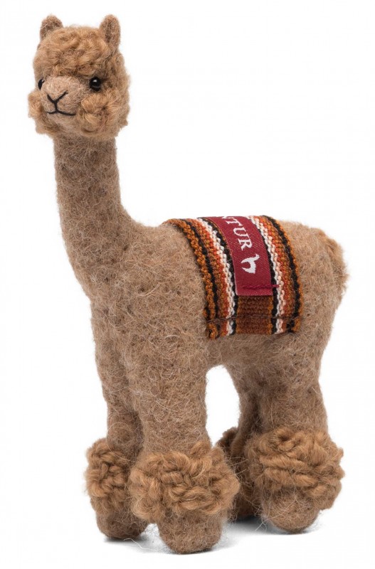[04091BR] Alpacaknuffel PUKI - Brun - APU KUNTUR