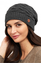 Baskische baret in alpaca BIESEN in 100% baby alpaca - anthracite- (één maat) - APU KUNTUR