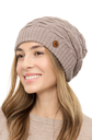 Baskische baret in alpacawol BIESEN in 100% baby alpaca - sable- (één maat)  - APU KUNTUR