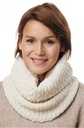 BIESEN alpaca loopsjaal van 100% babyalpaca – wolwit – APU KUNTUR