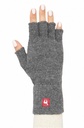 Gants-Mitaine en alpaga HALBFINGER 100% bébé alpaga - Gris - APU KUNTUR