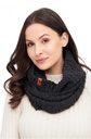 BIESEN alpaca colsjaal in 100% babyalpaca – antraciet – APU KUNTUR
