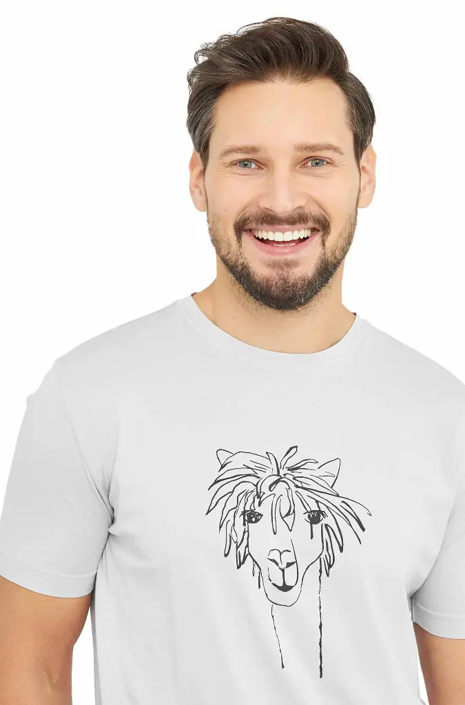 T-shirt RASSI pour hommes en 100% coton bio Pima