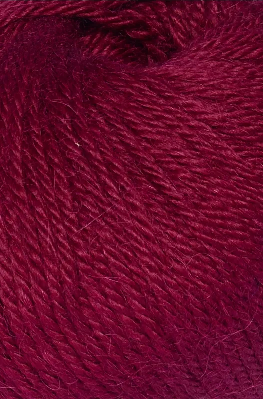 Laine d'alpaga REGULAR 50 g - 100% baby alpaca - Bordeaux - APU KUNTUR  