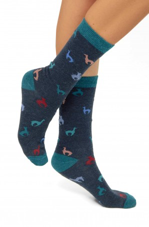 Alpaga Premium ALPAQUITAS CHAUSSETTES en mélange baby alpaga-laine