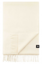 Écharpe tissée en alpaga TIERRA en 100% royal alpaga- Blanc