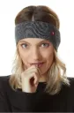 Bandeau en alpaga Stirnband- gris