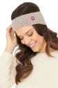 Bandeau en alpaga Stirnband- sable