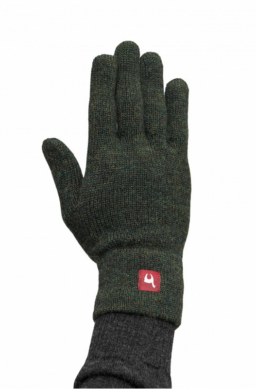 Gants doublé en alpaga UNI 100% bébé alpaga- Vert - APU KUNTUR