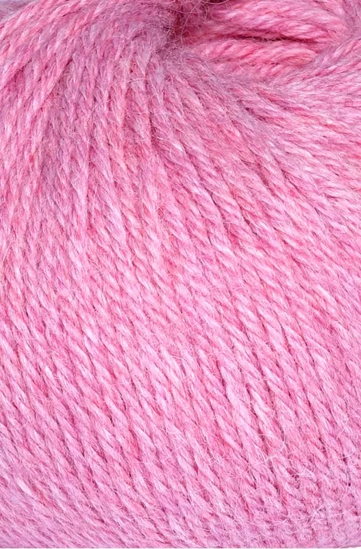 Laine d'alpaga REGULAR 50 g - 100% baby alpaca - Rose mélangé - APU KUNTUR