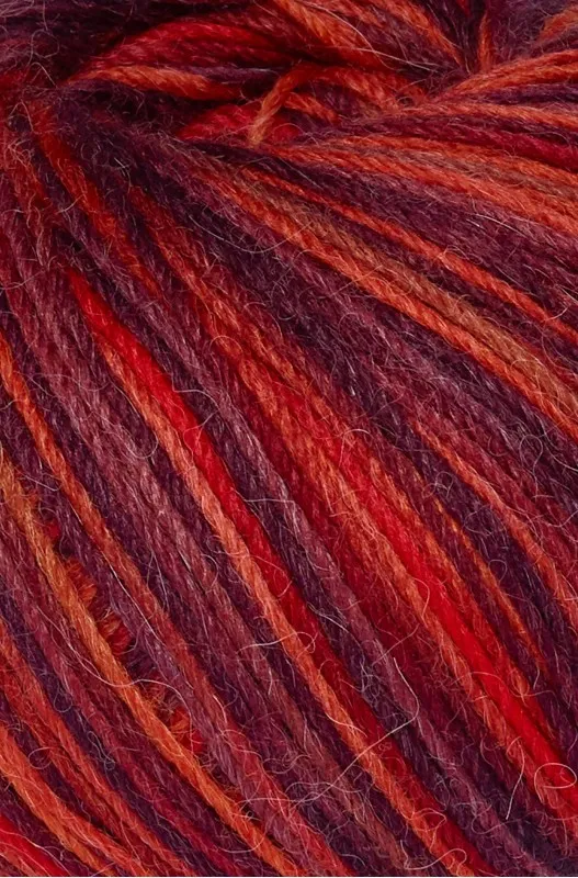 Laine d'alpaga CHAUSSETTES | 50g | 60% laine (Superwash)- Orange - APU KUNTUR