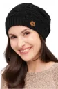 Béret basque alpaga BIESEN en 100% bébé alpaga - Noir- (taille unique) - APU KUNTUR