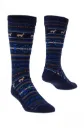 Alpaca JACQUARD sokken van 70% baby alpaca en 25% Pima katoen